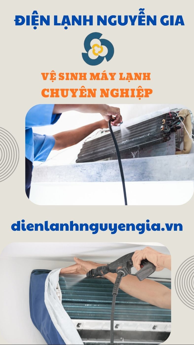 Thợ giỏi Nguyễn Gia thực hiện vệ sinh máy lạnh văn phòng tại đường Hoàng Việt Quận Tân Bình chuyên nghiệp