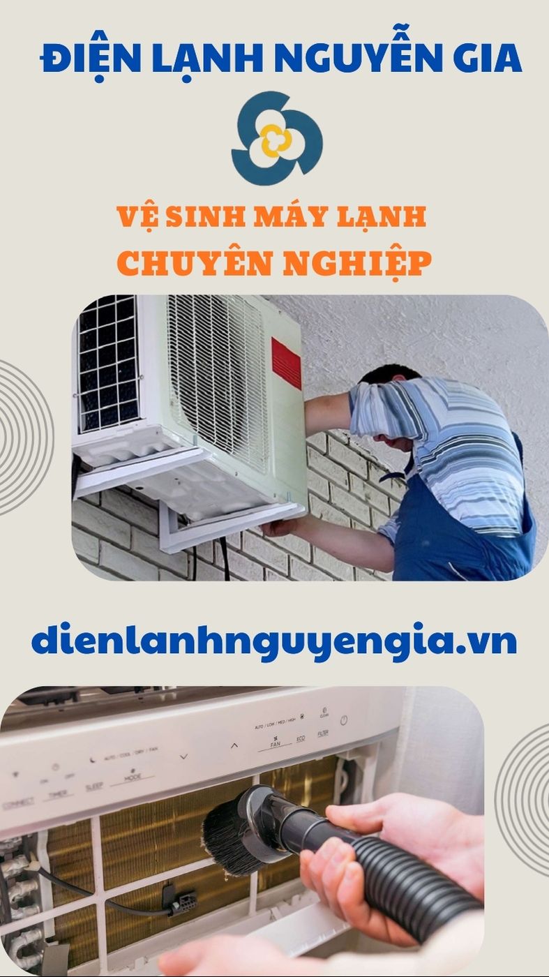 Máy lạnh sạch bóng bụi bẩn hoàn toàn sau khi được vệ sinh định kỳ bởi thợ Nguyễn Gia tại Bình Thạnh