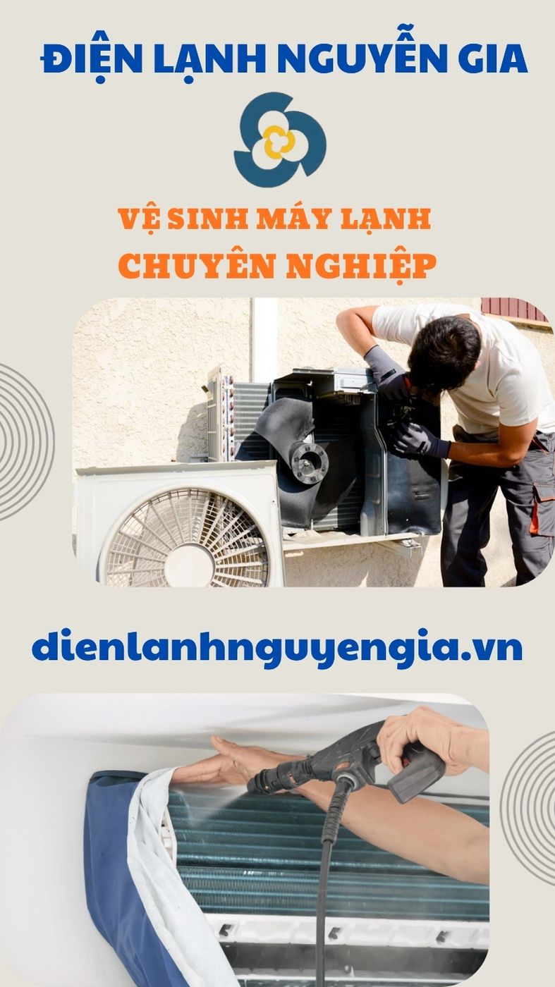 Máy lạnh sạch bụi bẩn hoàn toàn sau khi được vệ sinh chuyên sâu bởi thợ Nguyễn Gia tại Bình Tân